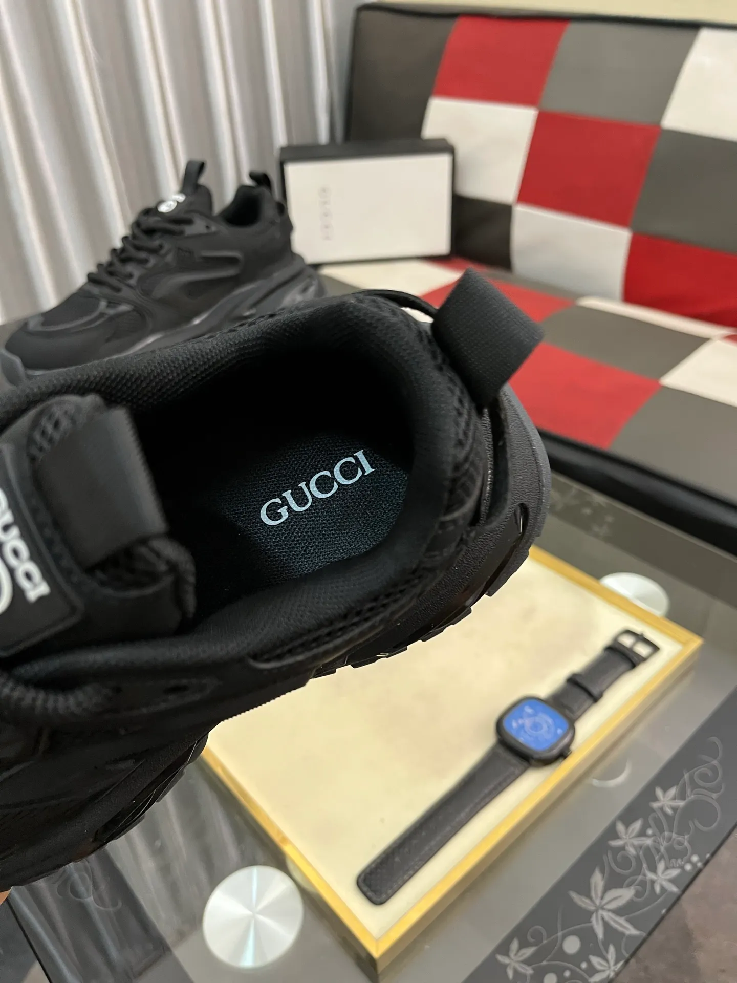 Men's shoes💰480⌚️⌚️【GUCCI】Gaobang casual and fashionable men's shoes👟hot style💥simple and elegant style, exclusive for trendy men. Unique official website latest brand elements👑Gucci original decoration, fashionable and generous, original calfskin fabric➕Comfortable leather lining ✅Size: 38-44, 2⃣️colors available